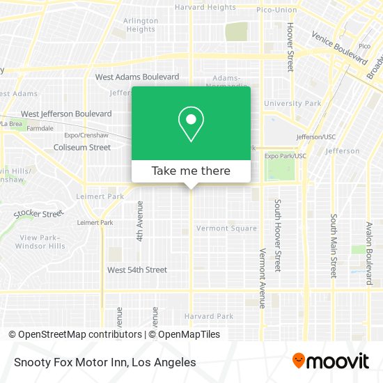 Snooty Fox Motor Inn map