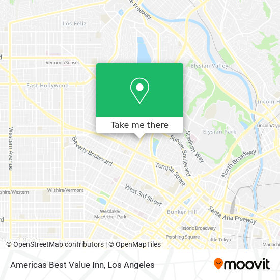 Americas Best Value Inn map