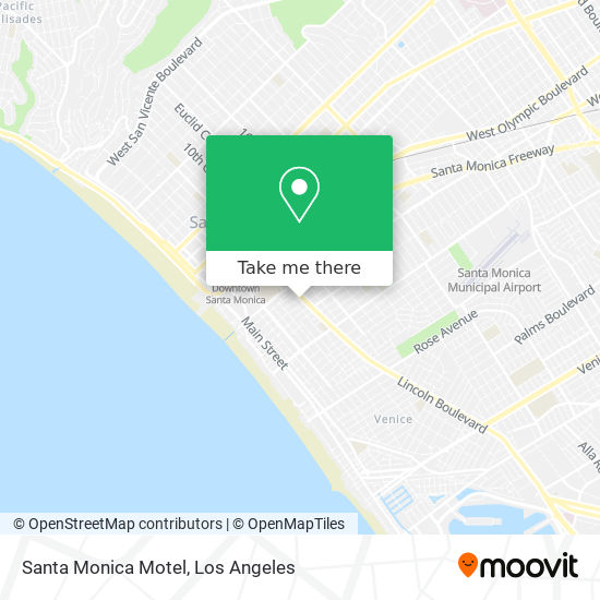 Mapa de Santa Monica Motel