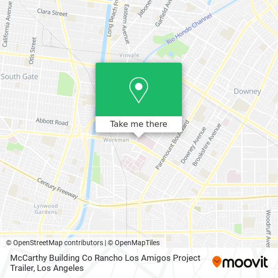 Mapa de McCarthy Building Co Rancho Los Amigos Project Trailer
