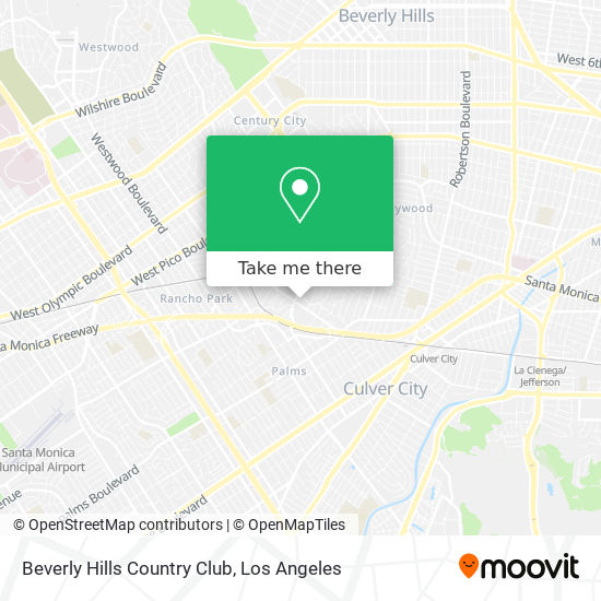 Beverly Hills Country Club map
