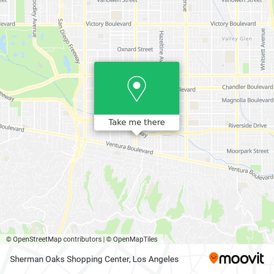 Mapa de Sherman Oaks Shopping Center