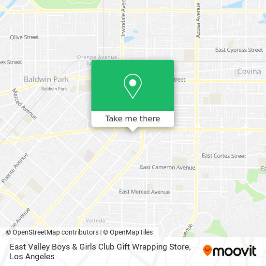 East Valley Boys & Girls Club Gift Wrapping Store map