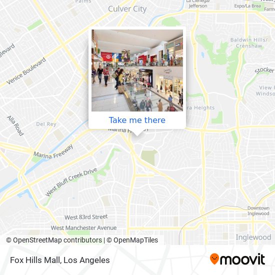 Mapa de Fox Hills Mall