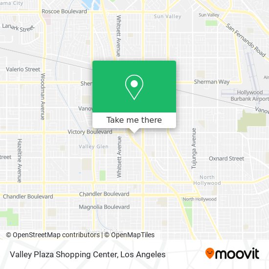 Valley Plaza Shopping Center map