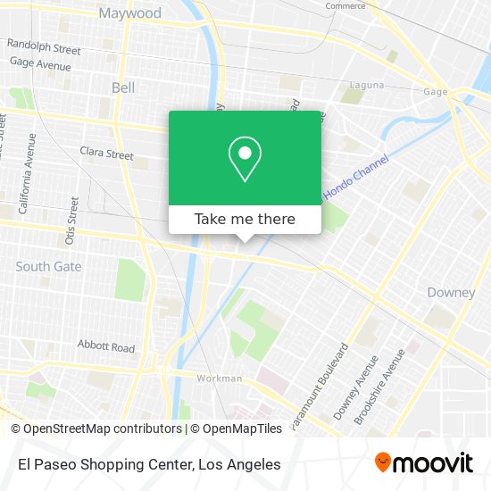 Mapa de El Paseo Shopping Center