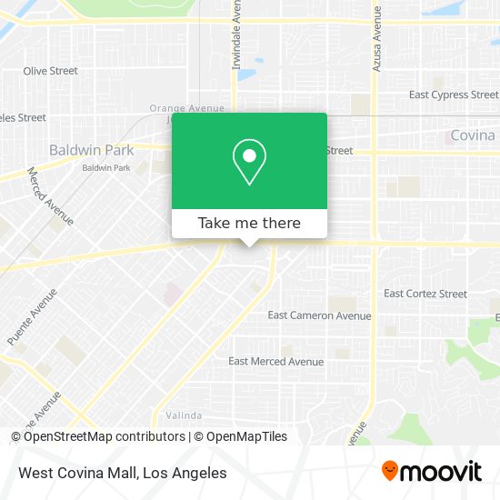 West Covina Mall map