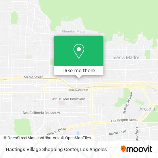 Hastings Village Shopping Center map