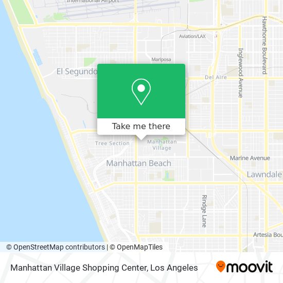 Mapa de Manhattan Village Shopping Center
