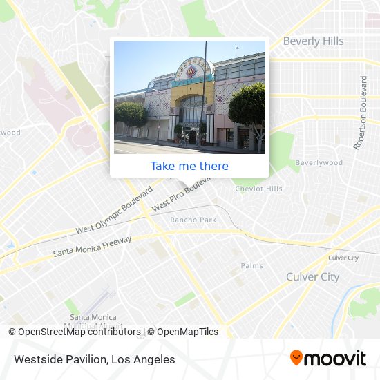 Mapa de Westside Pavilion