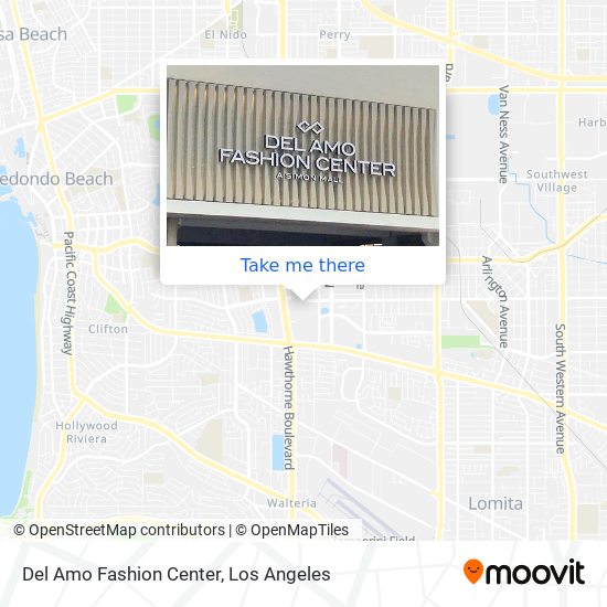 Center Map of Del Amo Fashion Center® - A Shopping Center In Torrance, CA -  A Simon Property