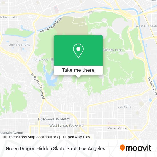 Mapa de Green Dragon Hidden Skate Spot