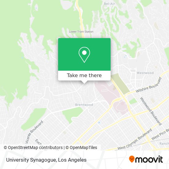 Mapa de University Synagogue