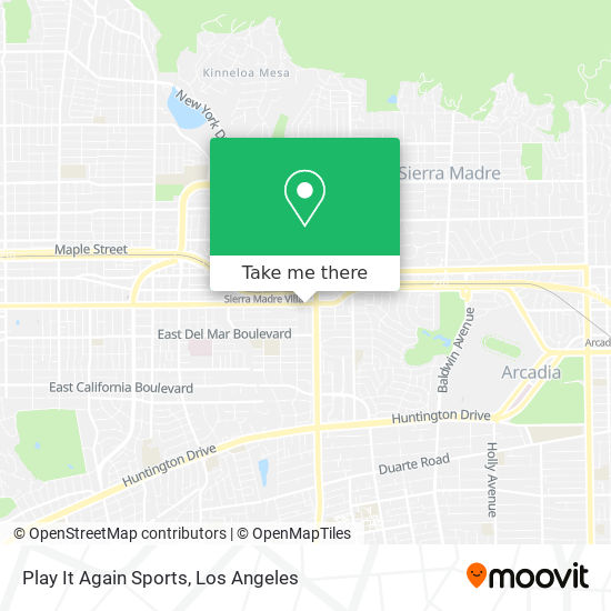 Play It Again Sports map