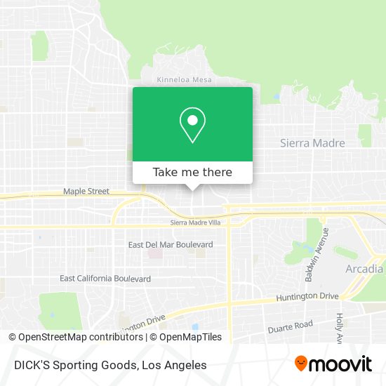 DICK'S Sporting Goods map