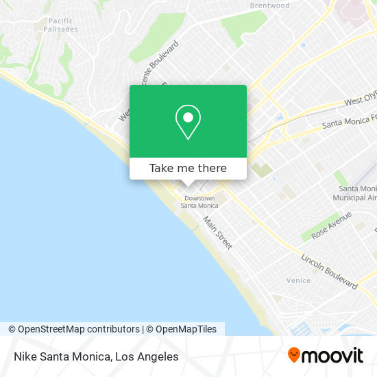 Mapa de Nike Santa Monica