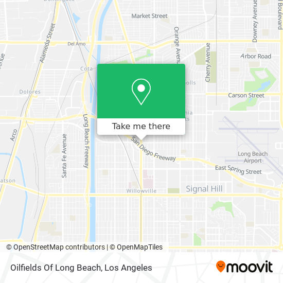 Oilfields Of Long Beach map