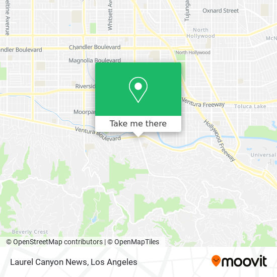 Laurel Canyon News map