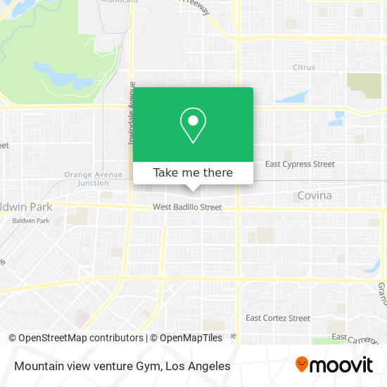 Mountain view venture Gym map