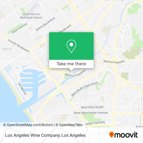 Los Angeles Wine Company map