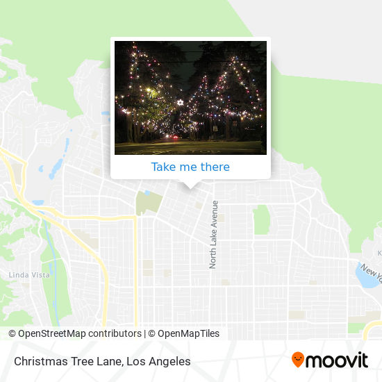 Mapa de Christmas Tree Lane