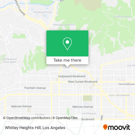 Whitley Heights Hill map