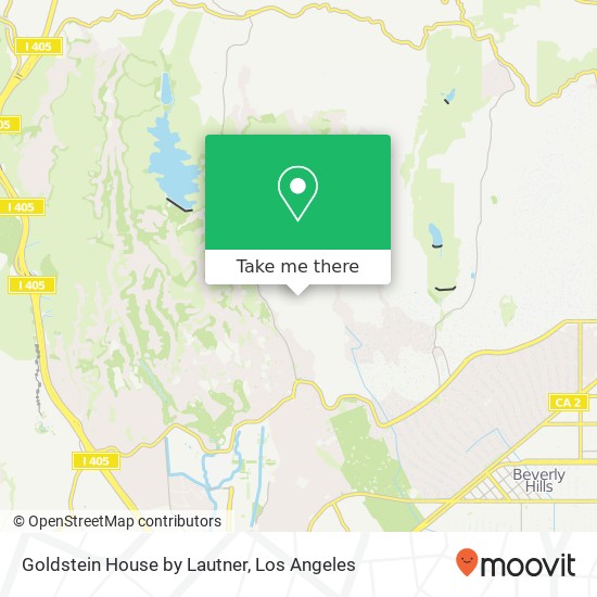 Goldstein House by Lautner map
