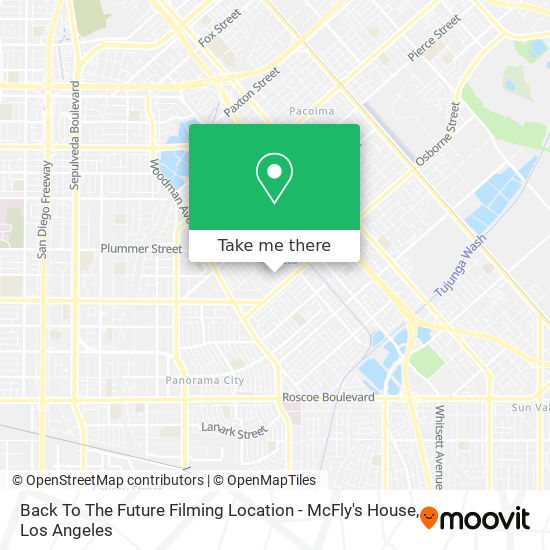 Back To The Future Filming Location - McFly's House map