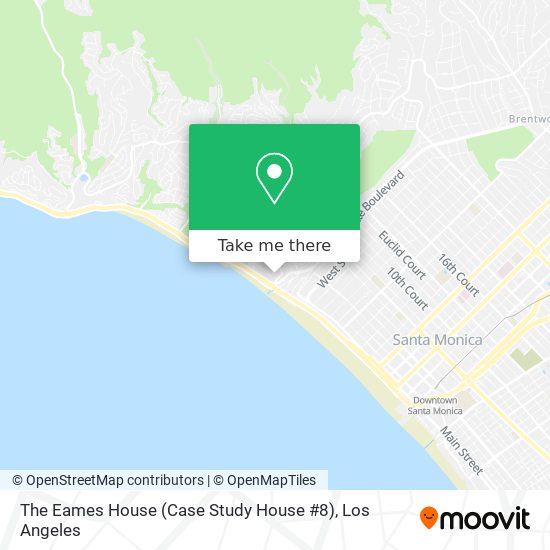 Mapa de The Eames House (Case Study House #8)