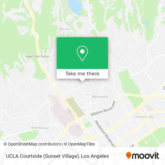 Mapa de UCLA Courtside (Sunset Village)