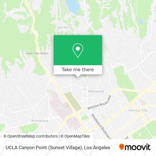 UCLA Canyon Point (Sunset Village) map