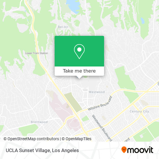 Mapa de UCLA Sunset Village
