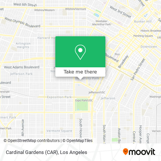 Cardinal Gardens (CAR) map