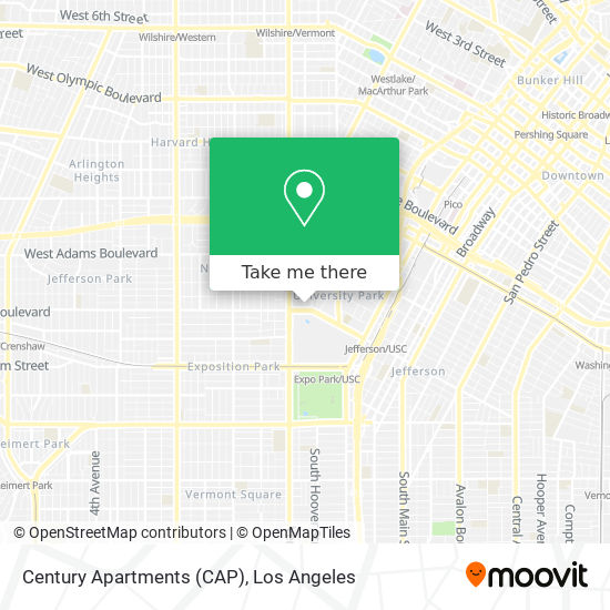 Century Apartments (CAP) map