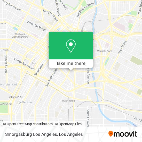 Smorgasburg Los Angeles map