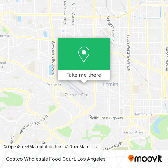 Costco Wholesale Food Court map