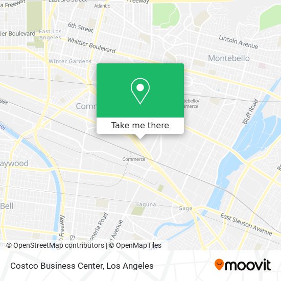 Costco Business Center map