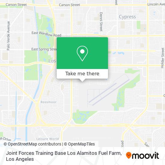 Mapa de Joint Forces Training Base Los Alamitos Fuel Farm