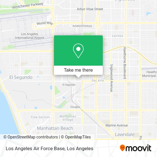Mapa de Los Angeles Air Force Base