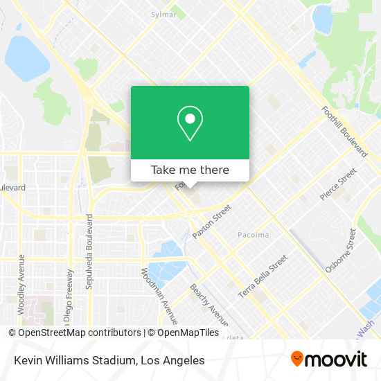Kevin Williams Stadium map