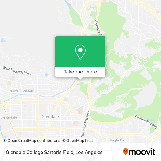 Glendale College Sartoris Field map