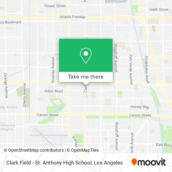 Mapa de Clark Field - St. Anthony High School