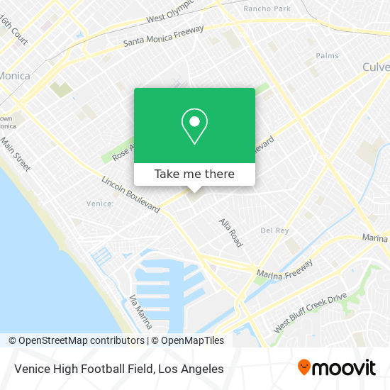 Venice High Football Field map
