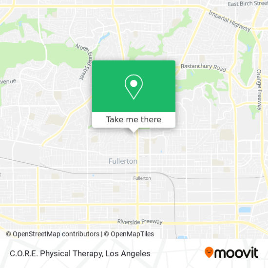C.O.R.E. Physical Therapy map
