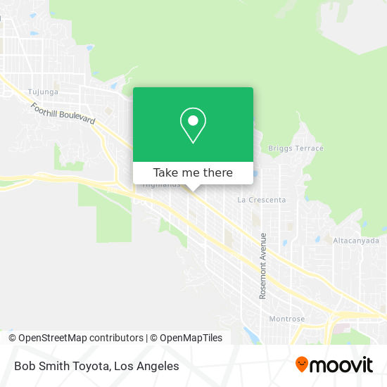 Mapa de Bob Smith Toyota