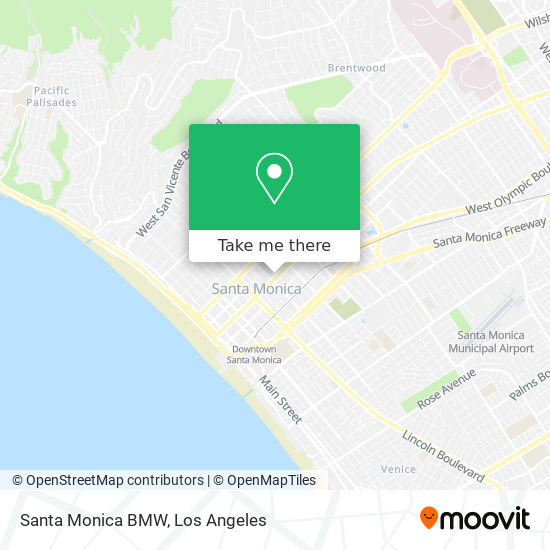 Santa Monica BMW map