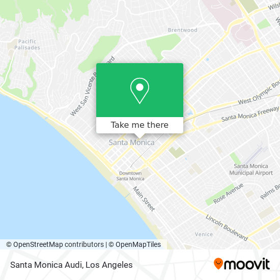 Santa Monica Audi map
