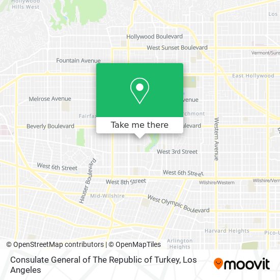 Consulate General of The Republic of Turkey map