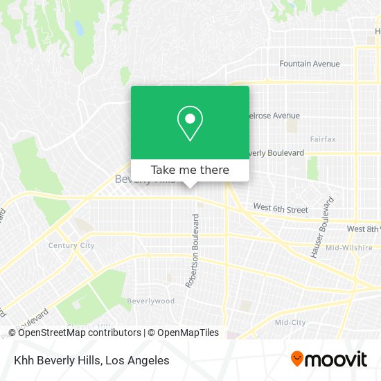 Khh Beverly Hills map