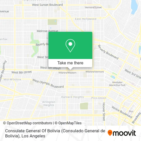 Mapa de Consulate General Of Bolivia (Consulado General de Bolivia)